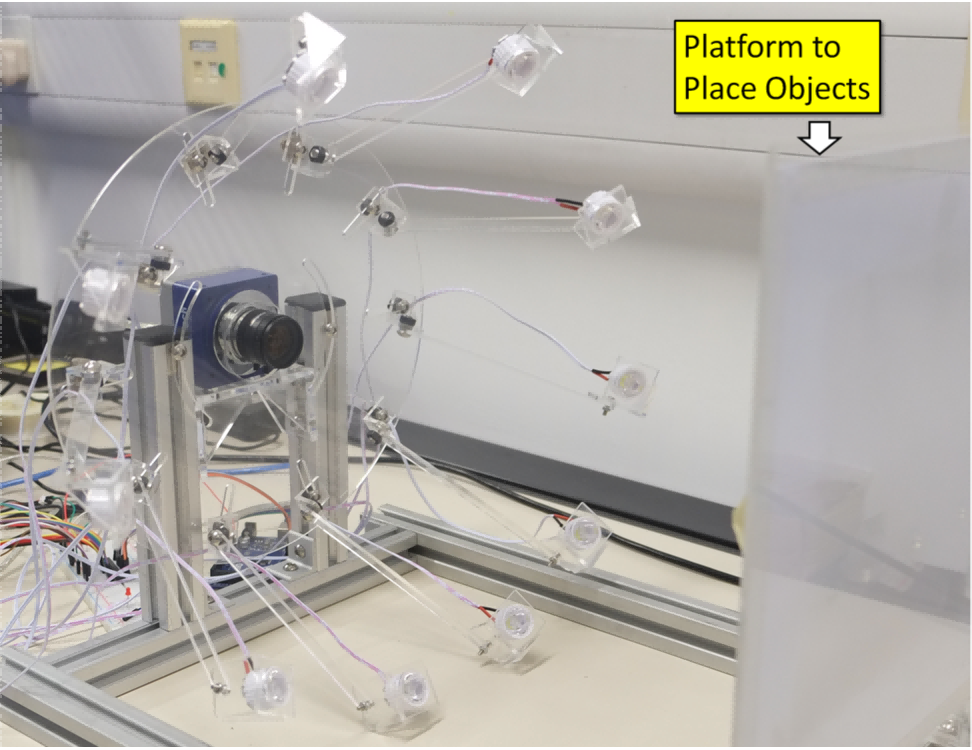 Photometric Stereo with Near Point Lighting: A Solution by Mesh Deformation